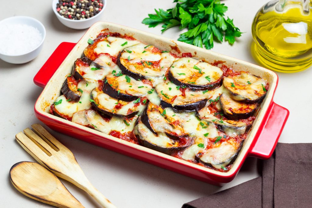 Eggplant with parmesan