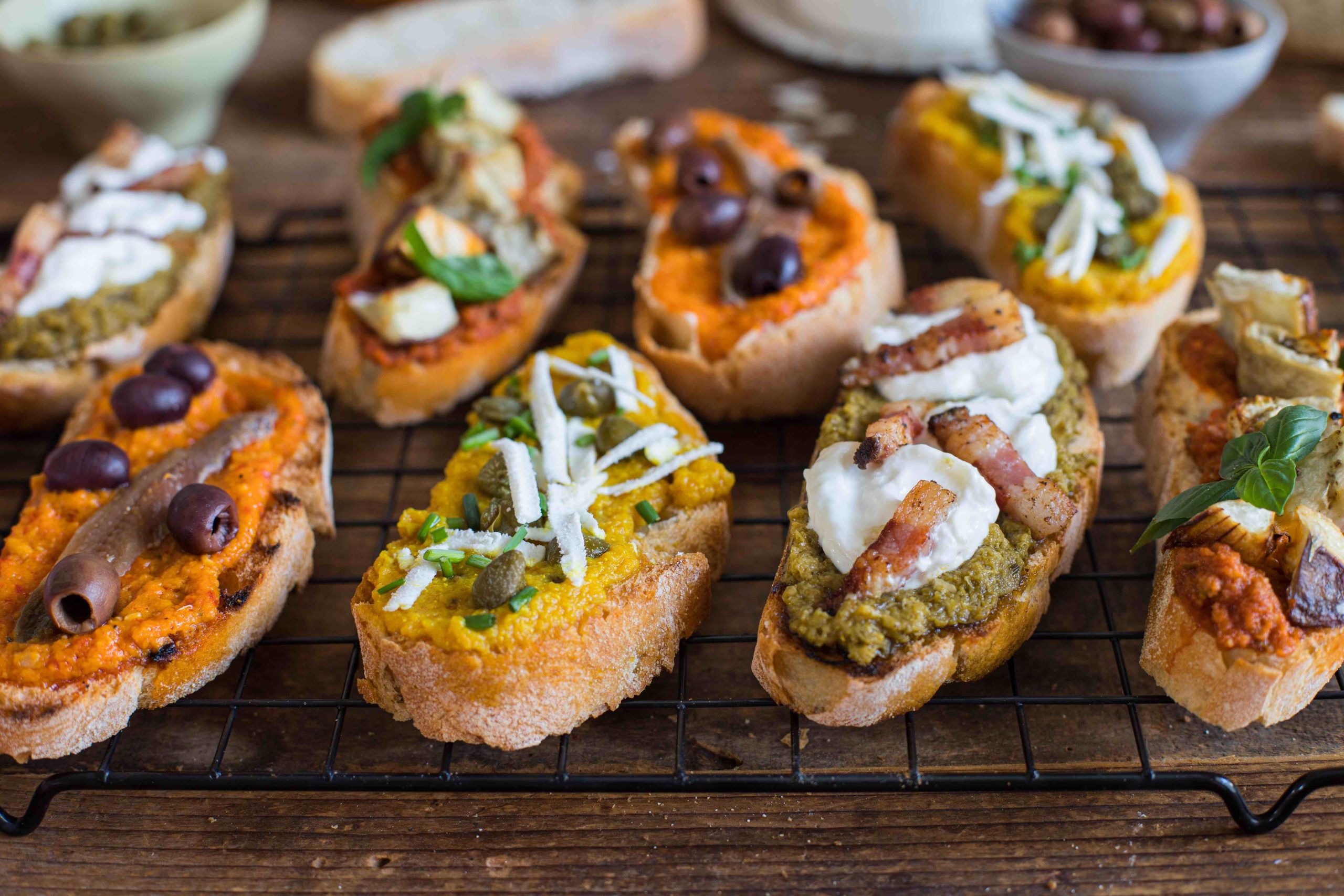 Bruschette with Tomato Pesto