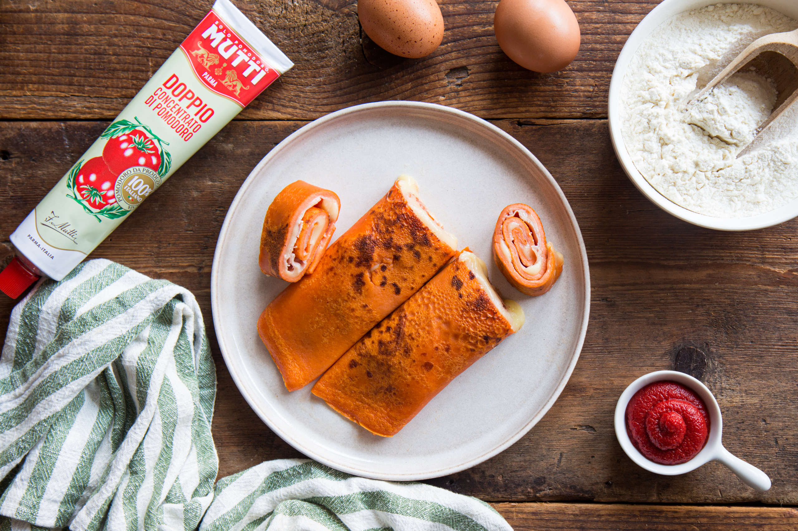 Tomato Crêpes