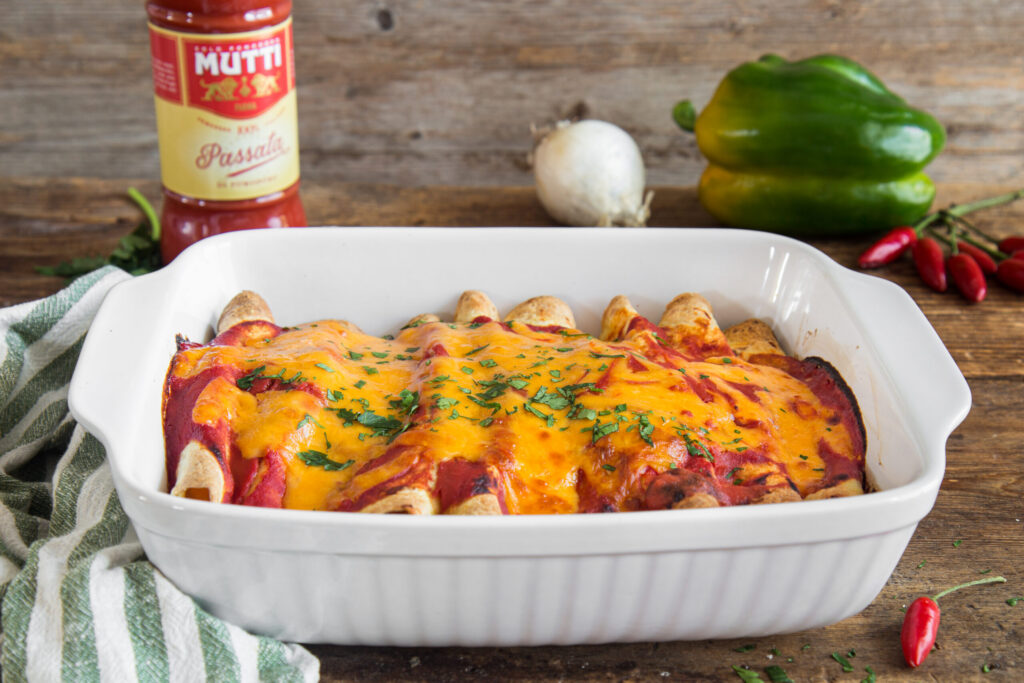 Chicken enchiladas