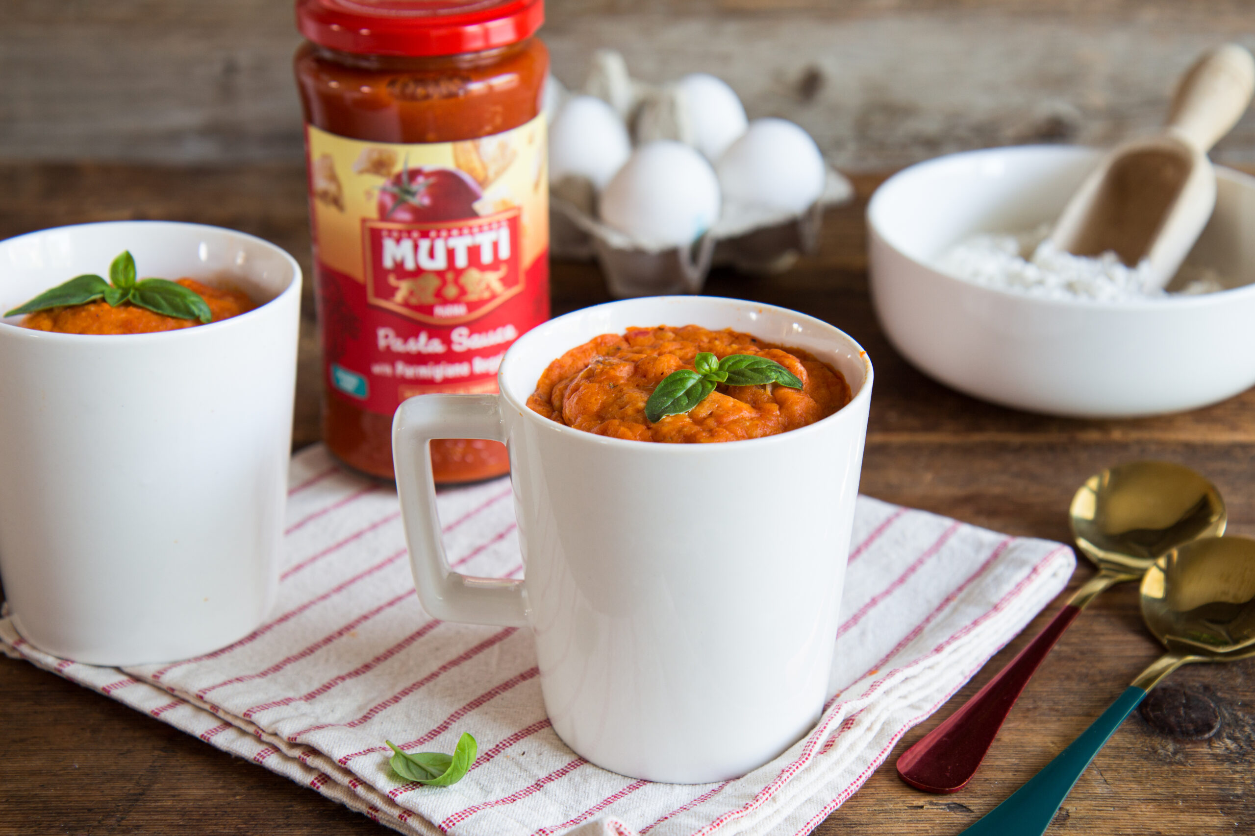 Savory mug cake