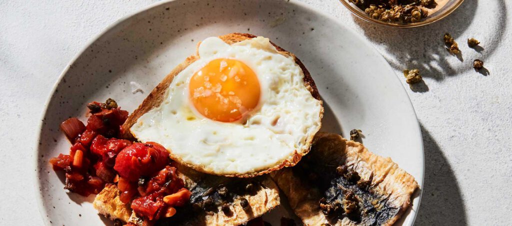 Sunny-Side-Up Eggs Breakfast