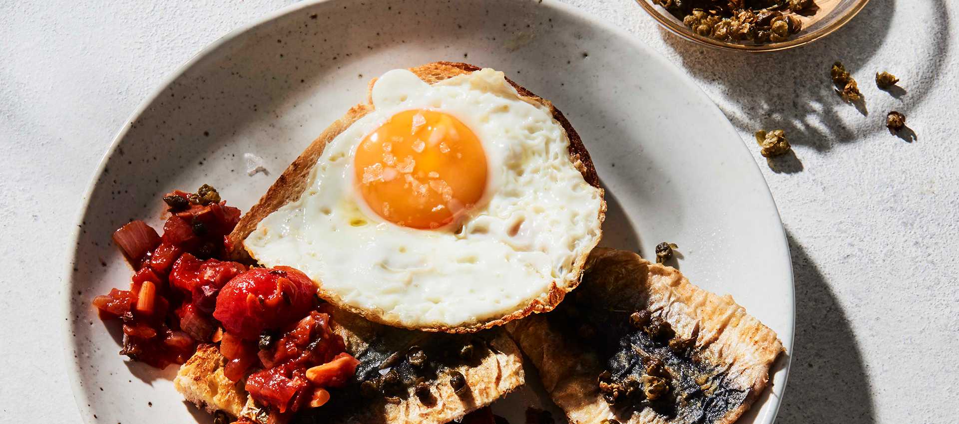 Sunny-Side-Up Eggs Breakfast