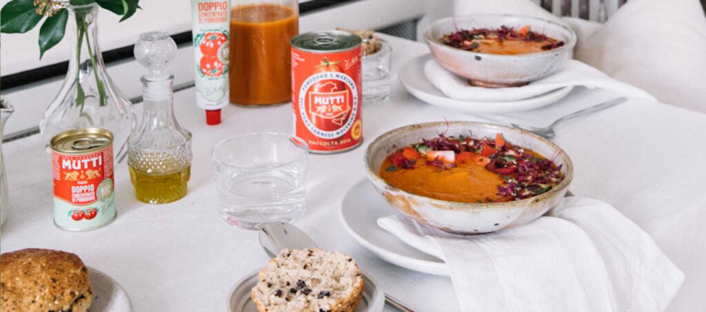 Tomato Gazpacho with Cherry Tomatoes