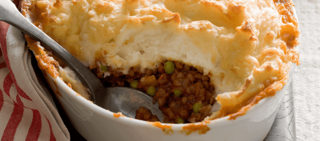 Lentil cottage pie