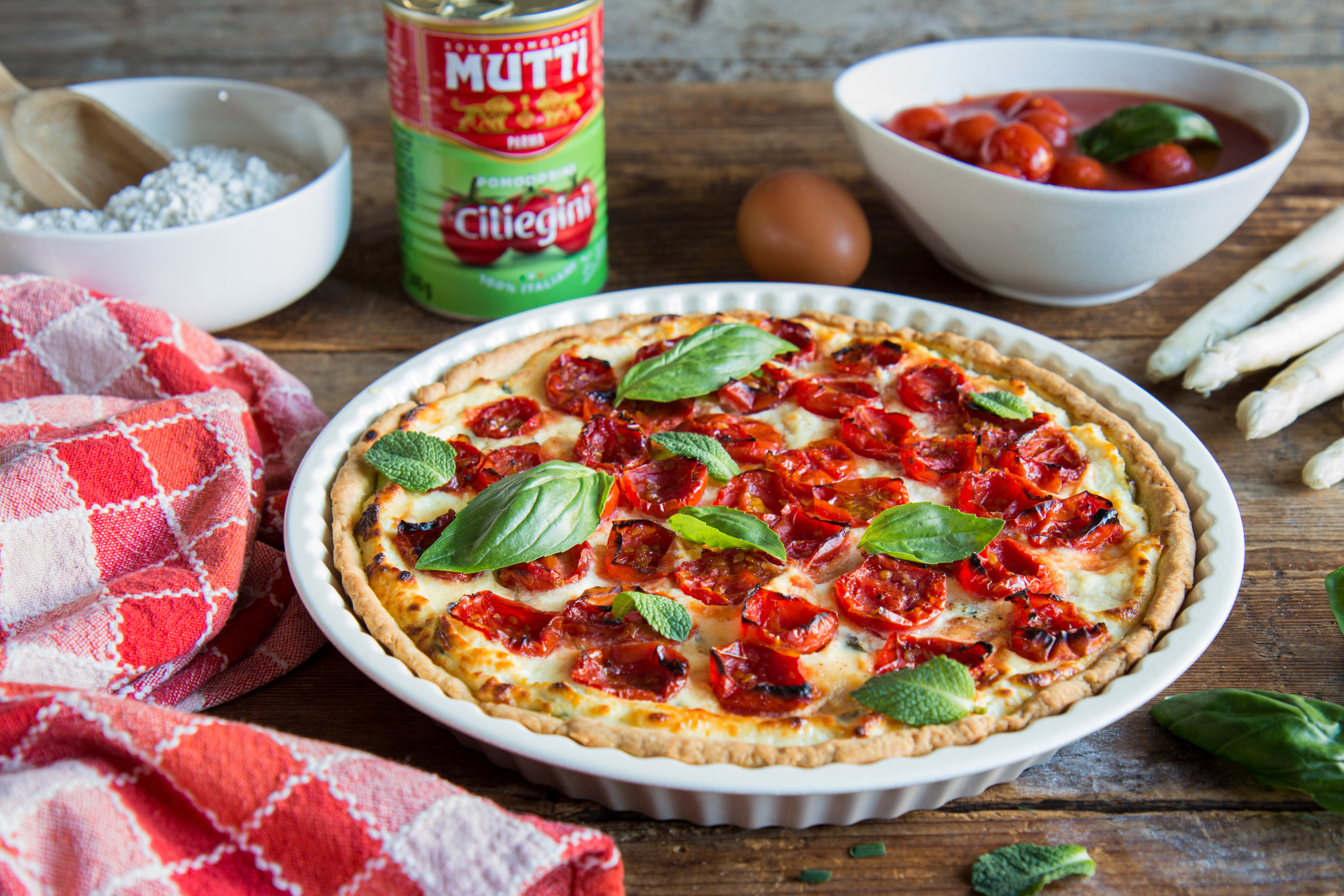 Cherry tomato Pie