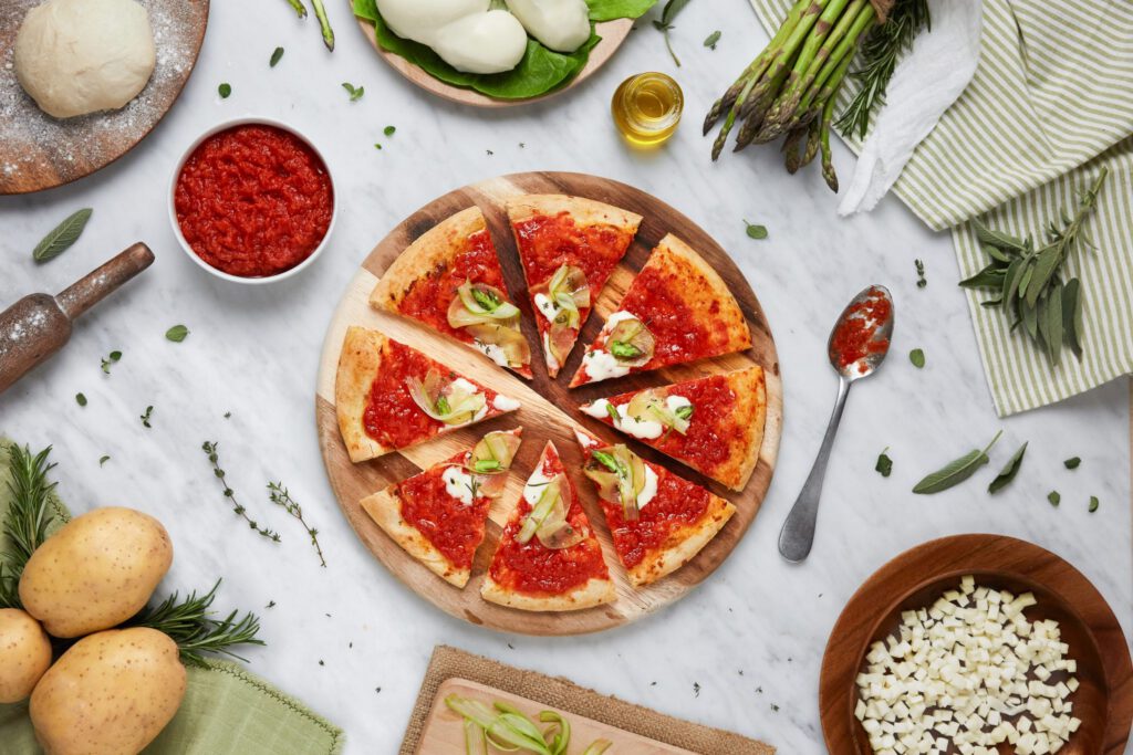 Vegetarian Pizza "Ortolana"
