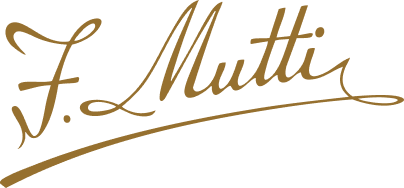 F. Mutti cursive signature logo