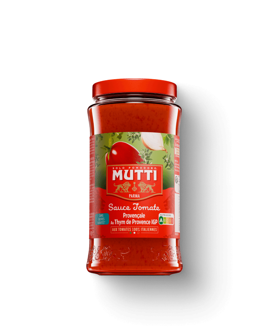 Mutti Pasta Sauce Provençale in a glass jar