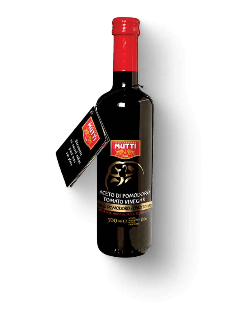 Mutti Tomato Vinegar in a 500ml glass bottle