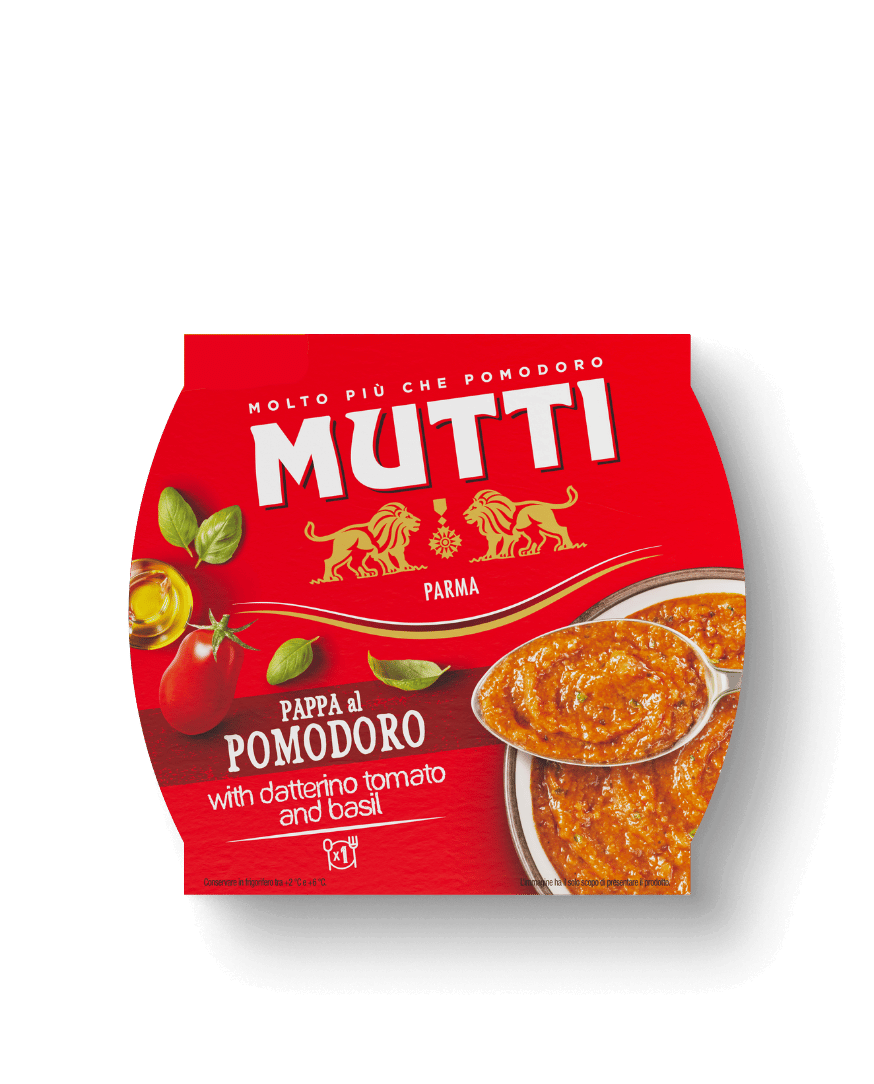 Mutti Pappa al Pomodoro Soup in a sealed pack