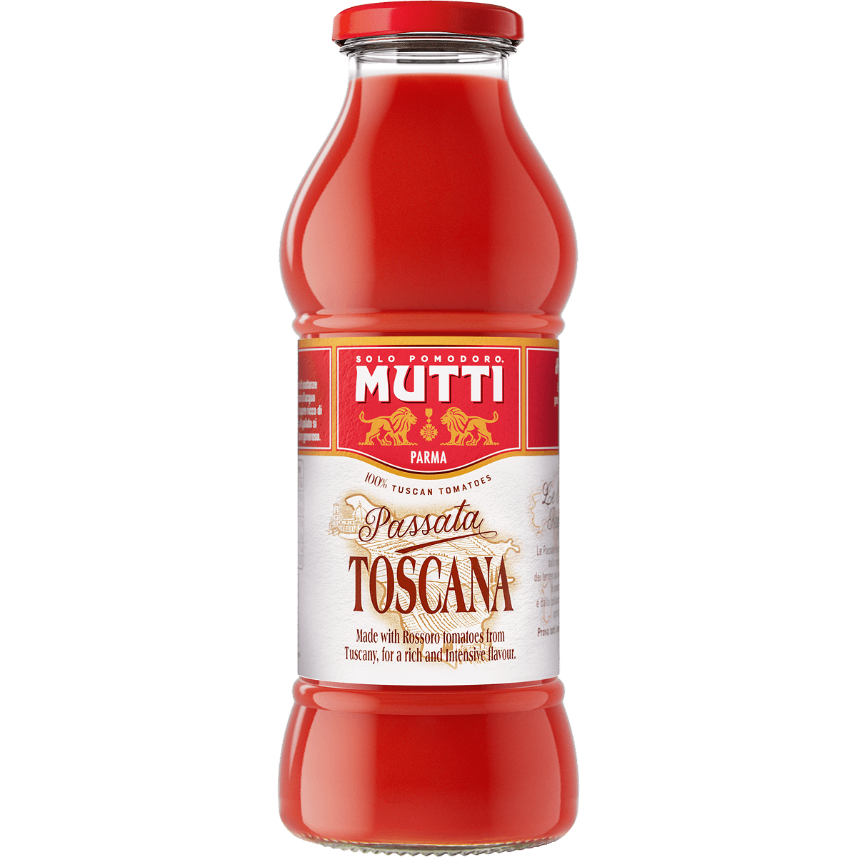 Mutti Passata Toscana in a 400g glass bottle