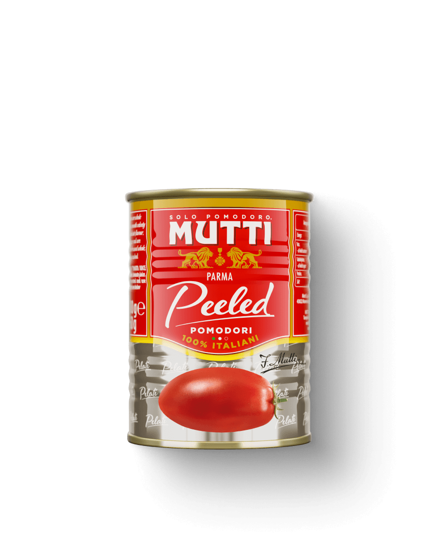Mutti Whole Peeled Tomatoes in a can