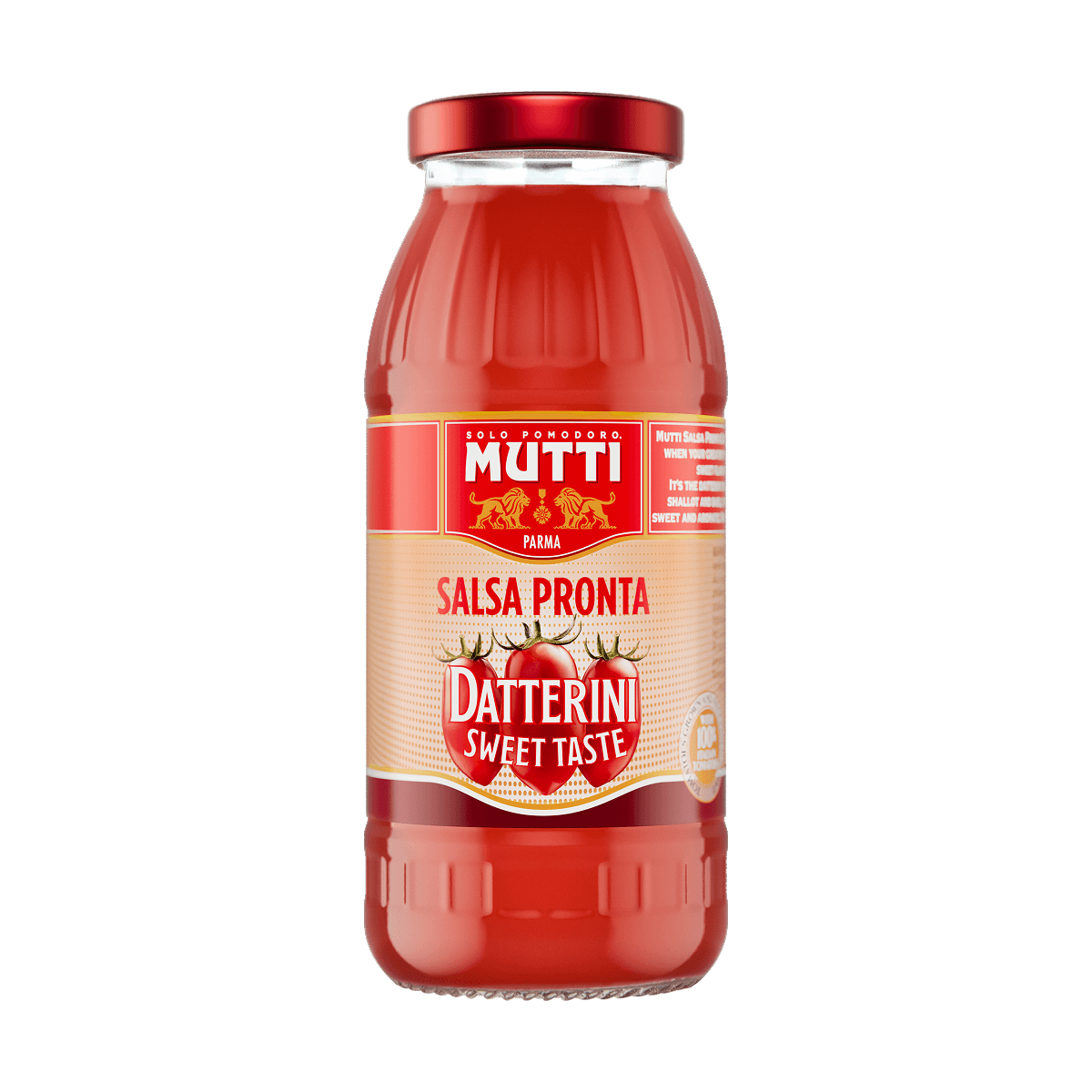 Mutti Datterino Tomato Sauce in a 300g glass jar