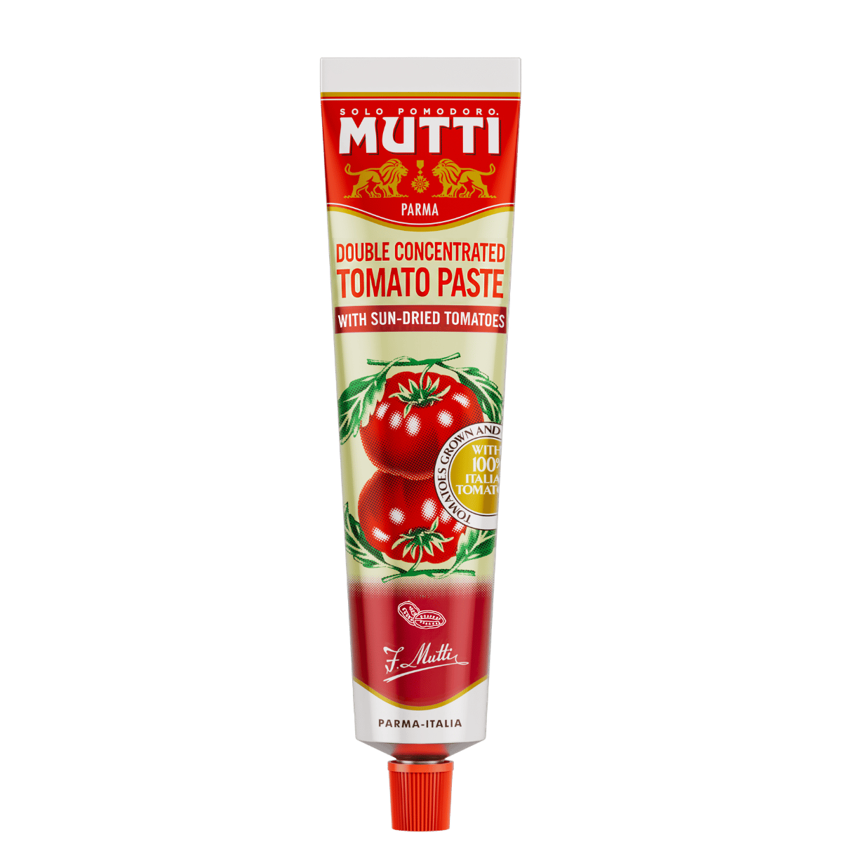 Mutti Double Concentrated Tomato Paste with sun-dried tomatoes in a tube