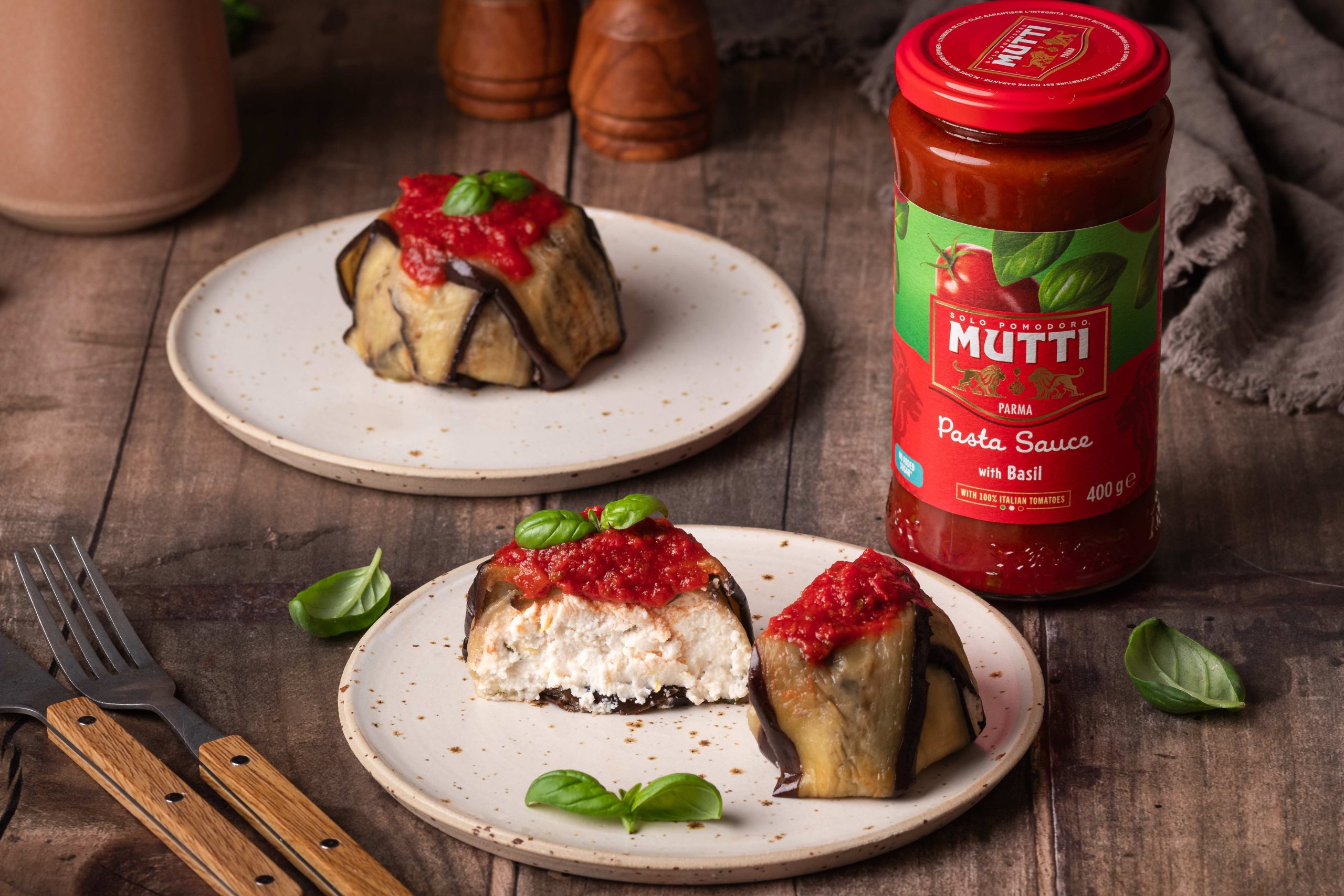 Air Fryer Eggplant Parcels