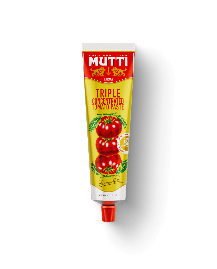 Mutti Triple Concentrated Tomato Paste in a tube